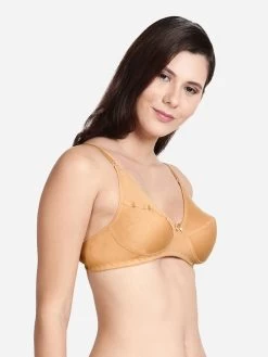 Shyle Skin Non Padded Seamed Casual Bra -Shyaway 0007 efm002 skin side 2