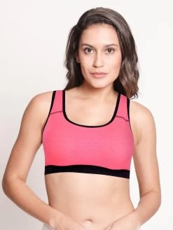 Liberti World Candy Pink Removable Pads Sports Bra