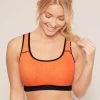 Liberti World Orange Peel Removable Pads Sports Bra