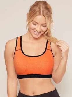 Liberti World Orange Peel Removable Pads Sports Bra
