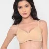 Laavian Nude Padded Wirerfree Everyday Cotton Bra -Shyaway 1764 nude
