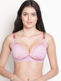 Shyle Baby Pink Toy Print Nursing Bra