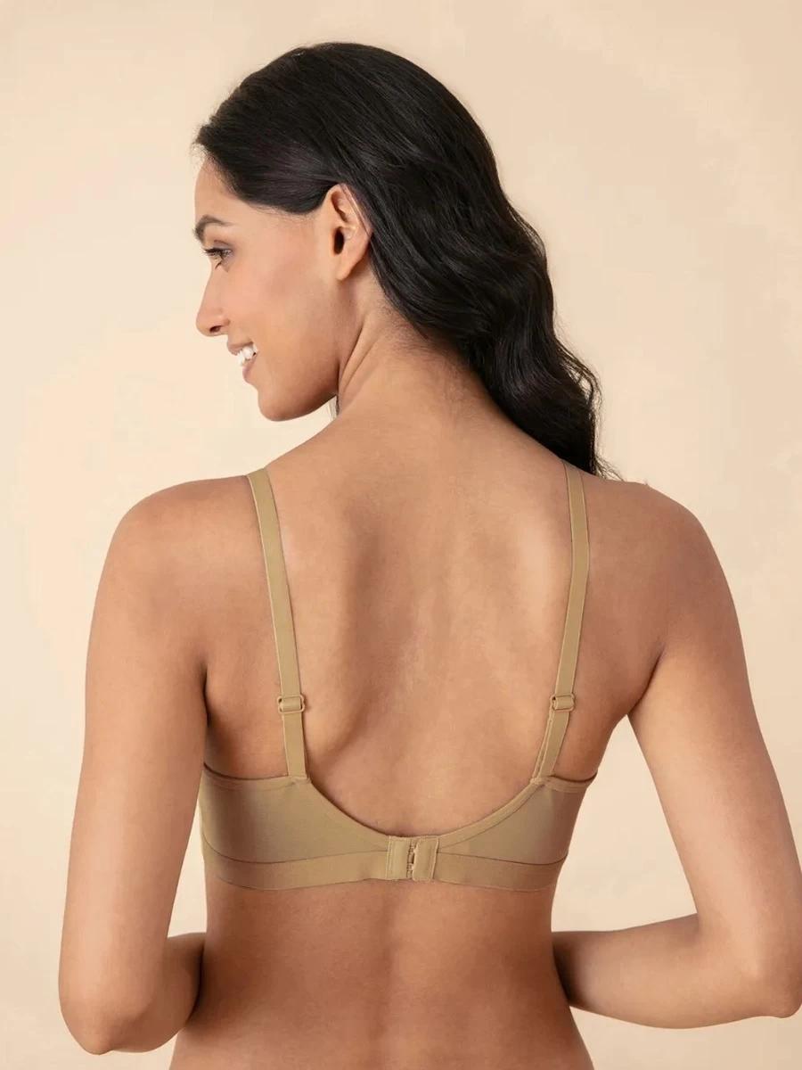 Nykaa Sand Skin Cotton Seamless Wirefree T Shirt Bra 6 Nykaa Sand Skin Cotton Seamless Wirefree T Shirt Bra - Image 4