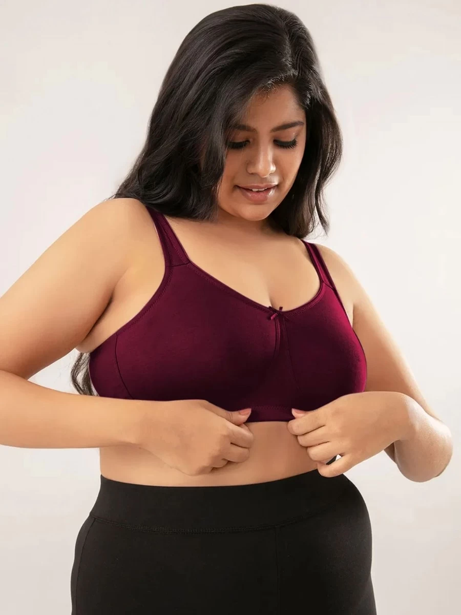 Nykaa Maroon Red Non-Padded Flawless Me Breast Separator Bra 5 Nykaa Maroon Red Non-Padded Flawless Me Breast Separator Bra - Image 3