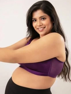 Nykaa Grape Purple Non Padded Minimize Me Bra 10 Nykaa Grape Purple Non Padded Minimize Me Bra -Shyaway 2 24