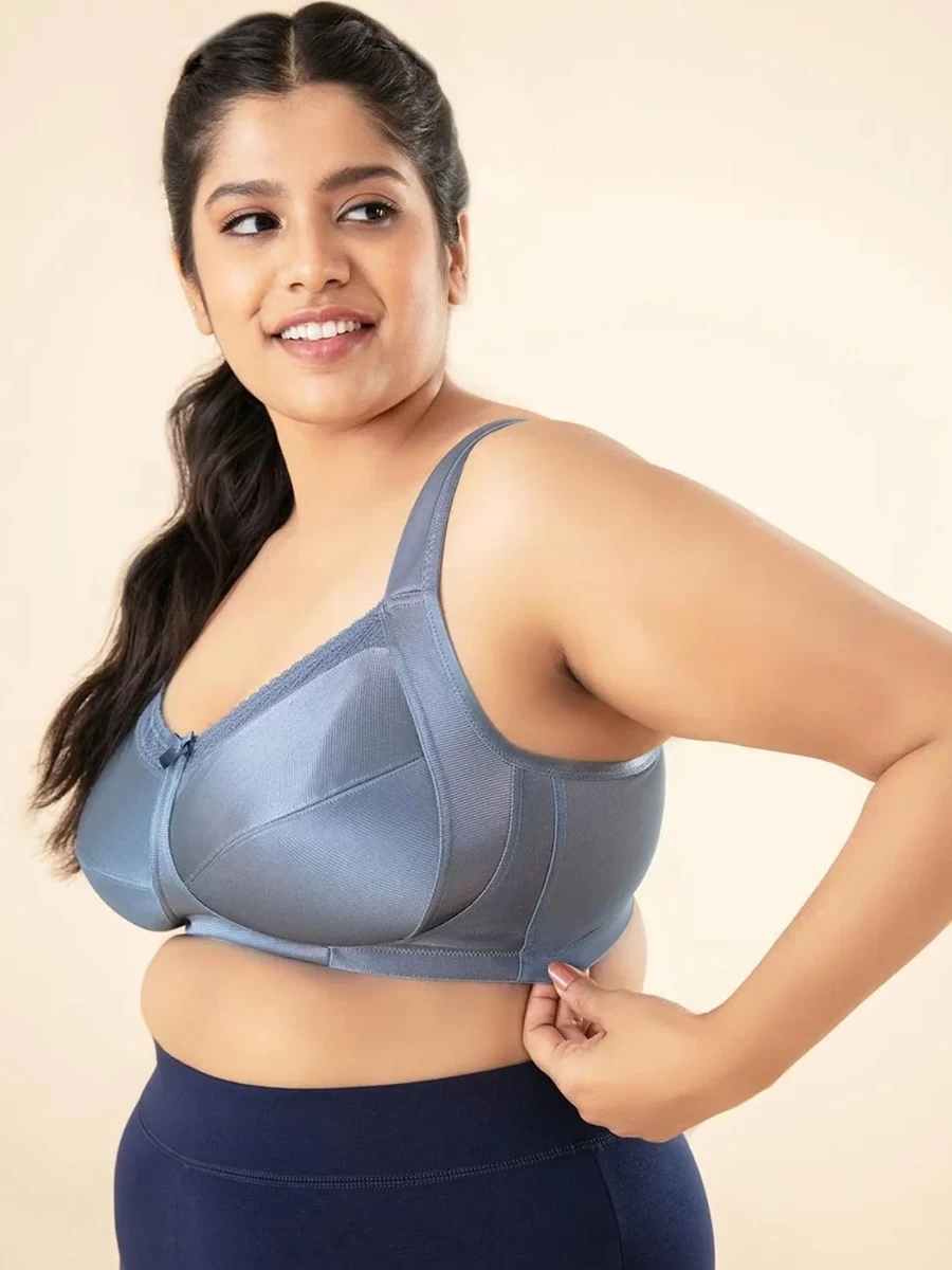 Nykaa Chinablue Grey Non-Padded Minimiser Lift Me Up Bra 7 Nykaa Chinablue Grey Non-Padded Minimiser Lift Me Up Bra - Image 5