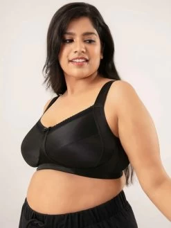 Nykaa Anthracite Black Non-Padded Minimiser Lift Me Up Bra -Shyaway 2 8