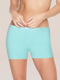 Susie Blue Midwaist Boy Shorts
