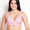 Shyle Light Pink Stripe Pattern Nursing Bra 2 Shyle Light Pink Stripe Pattern Nursing Bra -Shyaway 3304 lightpink 01