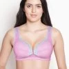 Shyle Pink Blue Melange Nursing Bra -Shyaway 3315 pinkblue