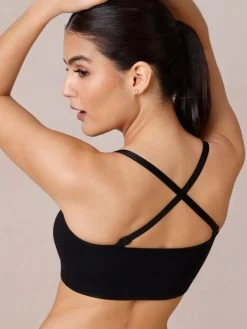 Nykaa Black Full Coverage Easy Breezy Slip On Cami Bra -Shyaway 3 19
