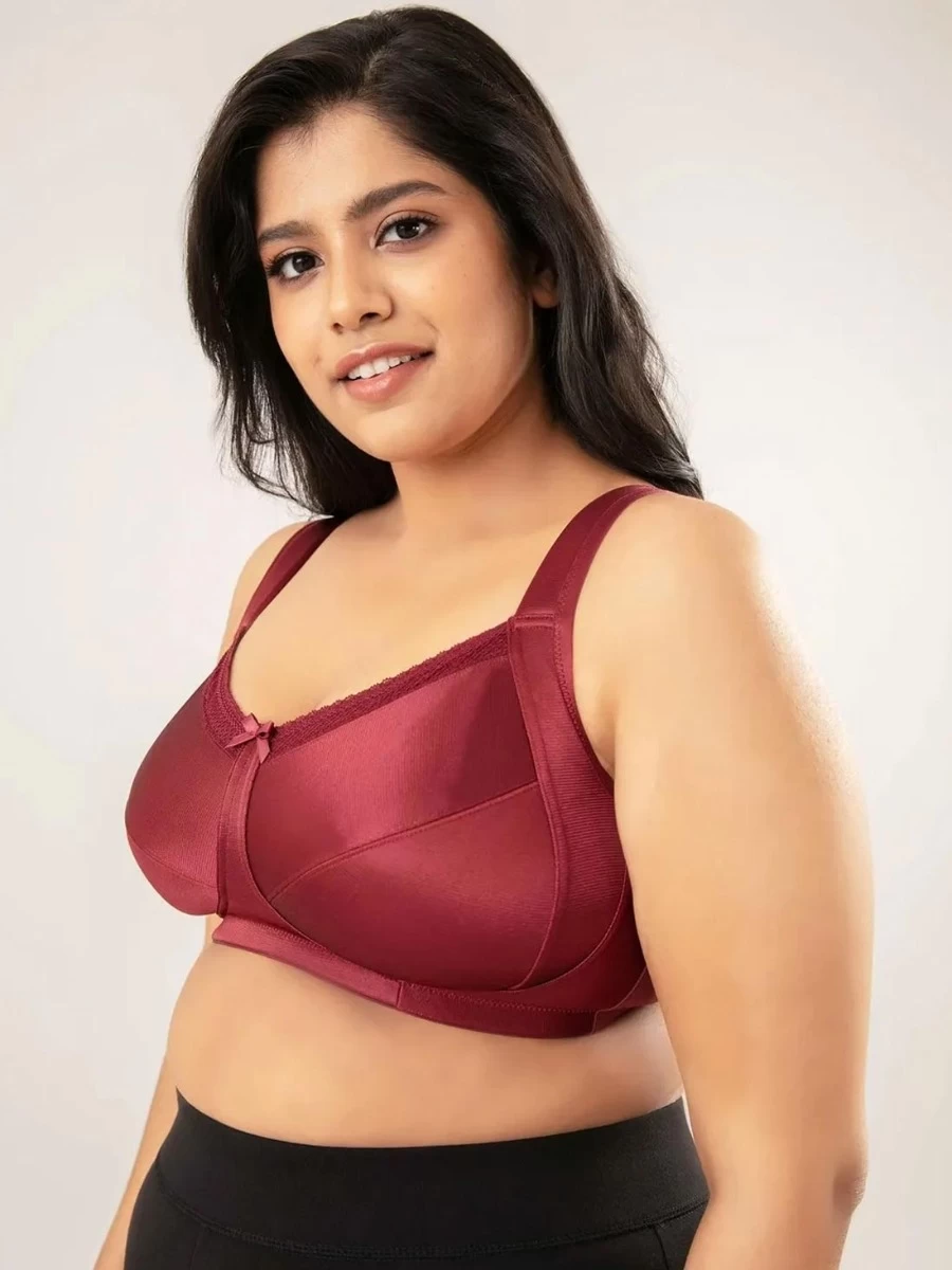 Nykaa Zindfandel Red Non-Padded Minimiser Lift Me Up Bra 6 Nykaa Zindfandel Red Non-Padded Minimiser Lift Me Up Bra - Image 4