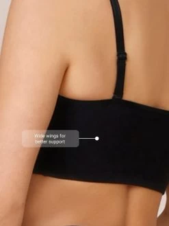 Nykaa Black Full Coverage Easy Breezy Slip On Cami Bra -Shyaway 4 13