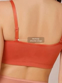 Nykaa Carrot Orange Full Coverage Easy Breezy Slip On Cami Bra -Shyaway 4 15