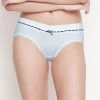Shyle Delicate Blue Lace Low Waist Maternity Bikini Panty