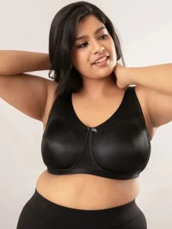 Nykaa Anthracite Black Non Padded Minimize Me Bra