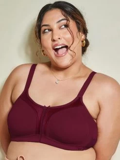 Nykaa Wine Red Non Padded M Frame Support Me Pretty Bra 9 Nykaa Wine Red Non Padded M Frame Support Me Pretty Bra -Shyaway 5 22