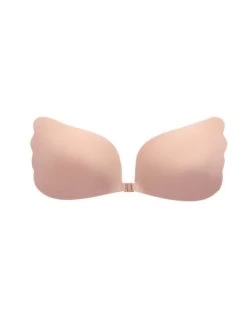 Shyle Adhesive Light Brown Backless Strapless Bra
