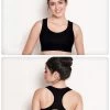 Shyle Blackbeauty Racerback Sports Bra With Removable Pads -Shyaway 6177 black