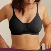 Nykaa Anthracite Black Wirefree Triangle Breathe T Shirt Bra -Shyaway 6 20