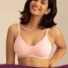 Nykaa Coral Blush Wirefree Triangle Breathe T Shirt Bra 1 Nykaa Coral Blush Wirefree Triangle Breathe T Shirt Bra -Shyaway 6 23