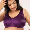 Nykaa Grape Purple Non Padded Minimize Me Bra -Shyaway 6 9