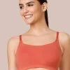 Nykaa Carrot Orange Full Coverage Easy Breezy Slip On Cami Bra 1 Nykaa Carrot Orange Full Coverage Easy Breezy Slip On Cami Bra -Shyaway 7 5
