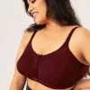 Nykaa Wine Red Non Padded M Frame Support Me Pretty Bra -Shyaway 7 6