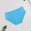 Shyle Aquarius Blue Full Coverage Solid Lace Hipster Panty