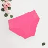 Shyle Fandango Pink Full Coverage Solid Lace Hipster Panty