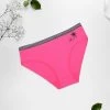 Shyle Fuschia Pink Full Coverage Polka Printed Bikini Panty