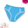 Shyle Sky Blue Lace Print Plus Size Hipster Panty -Shyaway 89221 skyblue24 8 19