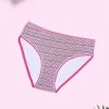 Shyle Pink Black Tribal Print Plus Size Hipster Panty