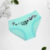 Shyle Paradise Blue Full Coverage Floral Printed Hipster Panty -Shyaway 89361 paradiseblue