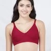 Susie Red Dahlia Wirefree Moulded Everyday Bra