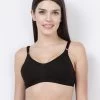 Susie Black Beauty Wirefree Full Coverage No Sag M Frame Bra -Shyaway ai1003 blackbeauty front