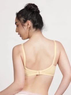 Susie Double Cream Wirefree Full Coverage No Sag M Frame Bra 9 Susie Double Cream Wirefree Full Coverage No Sag M Frame Bra -Shyaway ai1003 doublecream back