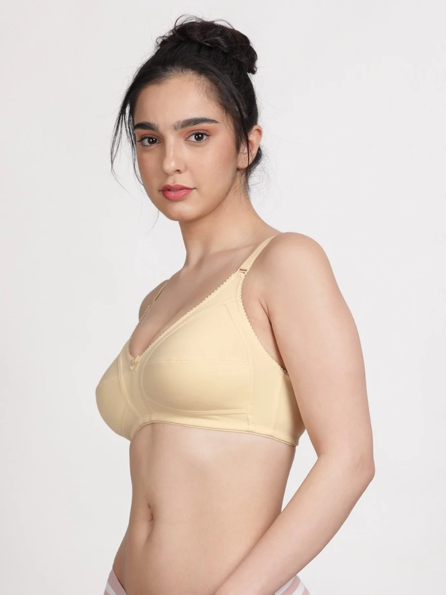 Susie Double Cream Wirefree Full Coverage No Sag M Frame Bra 5 Susie Double Cream Wirefree Full Coverage No Sag M Frame Bra - Image 3