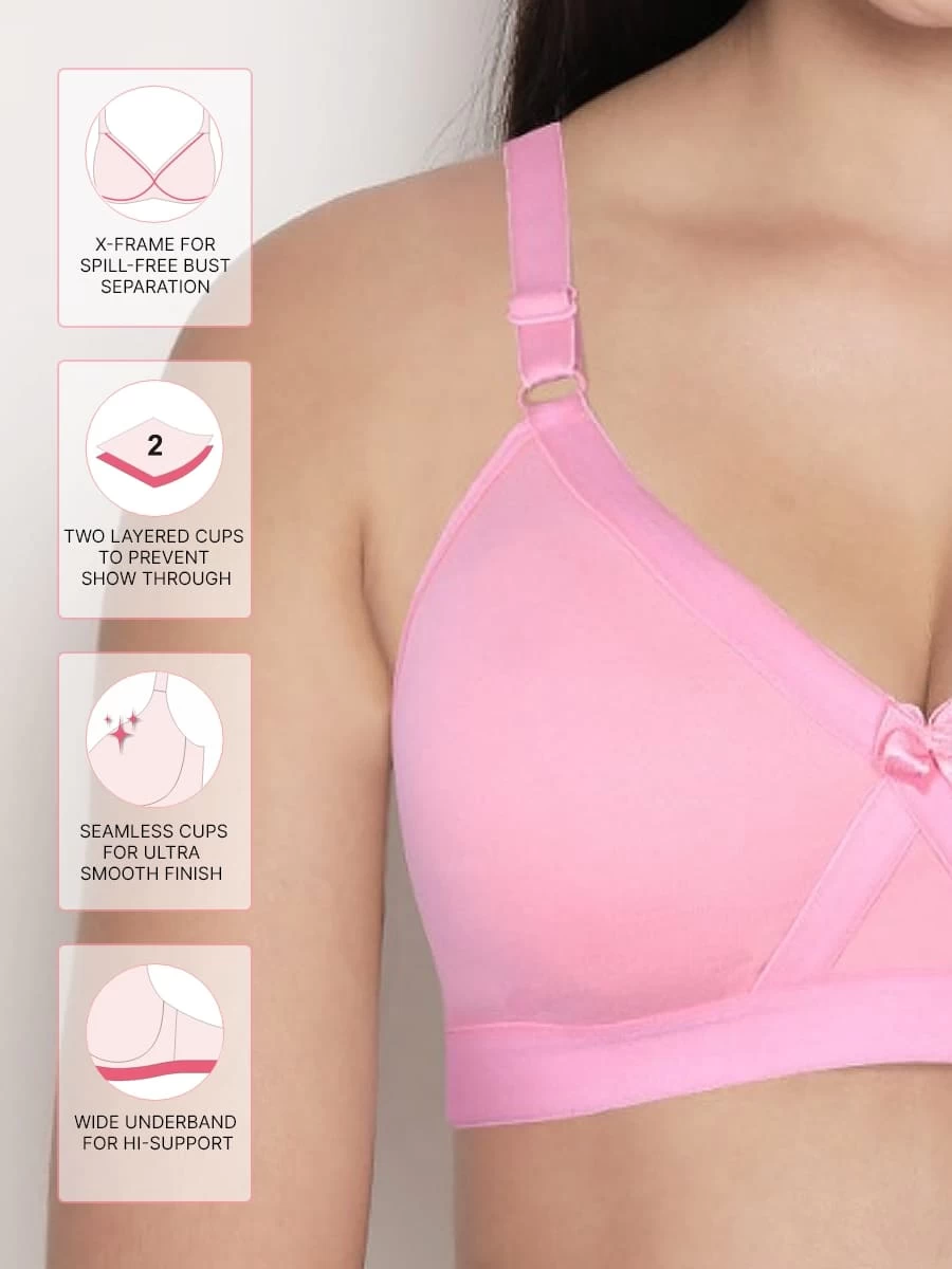 Susie MaryRose Wirefree Full Coverage Moulded Cotton Bra 4 Susie MaryRose Wirefree Full Coverage Moulded Cotton Bra - Image 2