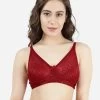 Susie RedDahlia Non Padded Wirefree Lace Bra -Shyaway ai1012 reddahlia front