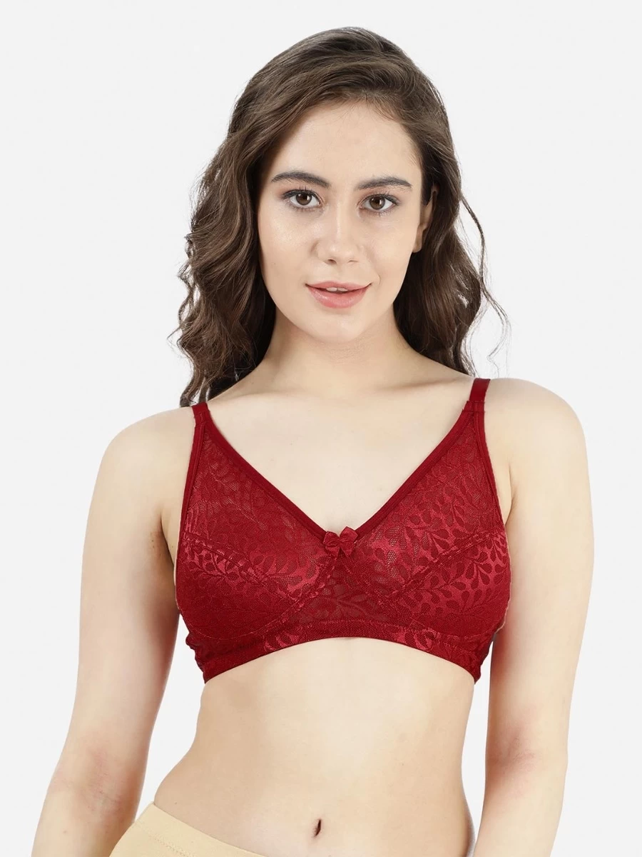 Susie RedDahlia Non Padded Wirefree Lace Bra 3 Susie RedDahlia Non Padded Wirefree Lace Bra