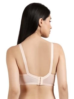 Shyaway Nude Lace Embellished Minimizer Bra -Shyaway b009 nude 2 1