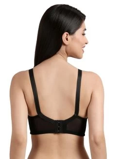 Shyaway Black Lace Embellished Minimizer Bra -Shyaway b009 black 2