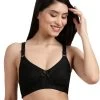 Shyaway Black Lace Embellished Minimizer Bra -Shyaway b009 black 4