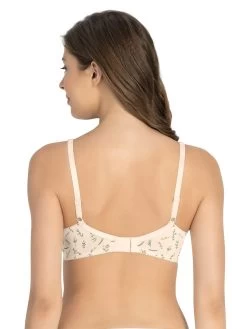Amante Pearled Ivory Printed Side Encircled Magic Shaper Bra -Shyaway back 10 1