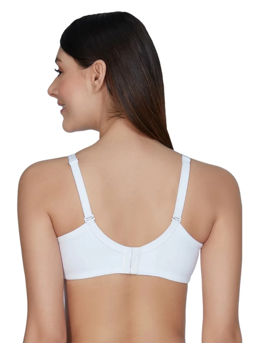 Amante White Non Padded Full Coverage Everyday Bra 7 Amante White Non Padded Full Coverage Everyday Bra - Image 5