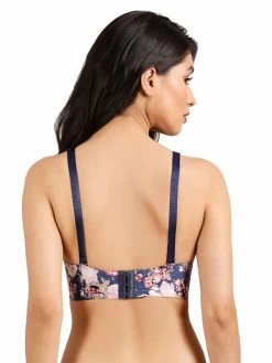 Shyaway HANA Multicolor Garden Print Seamless T-Shirt Bra -Shyaway back 69