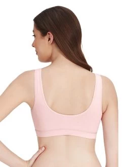Amante Crystal Rose Removable Padding Sleep Cami Bra -Shyaway back 9 2