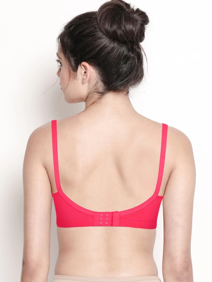 Libra Peach Full Coverage Moulded Non Padded Everyday Bra 4 Libra Peach Full Coverage Moulded Non Padded Everyday Bra - Image 2