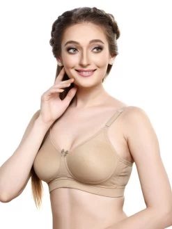 Libra Skin Full Coverage Moulded Non Padded Everyday Bra -Shyaway bloom skin5